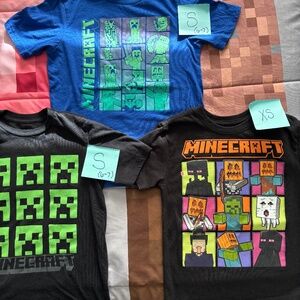 Boys Minecraft Shirt Bundle
